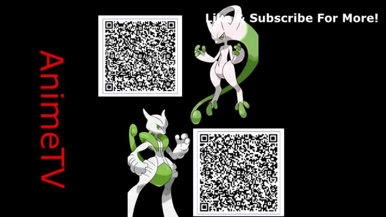 Qr Code Mega Mewtwo X Y Shiny S Battle Ready Pokemon X Y Oras By Animetv Gamer