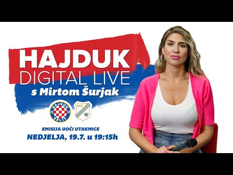 Hajduk Digital Live uoči utakmice Hajduk - Rijeka