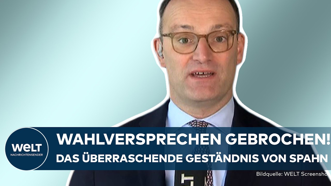 JENS SPAHN: Wahlversprechen gebrochen! CDU Politiker gesteht „zu hohe Beitragsbelastungen“