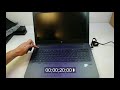 HP Zbook 15 G3 - First startup & Windows 10 install.