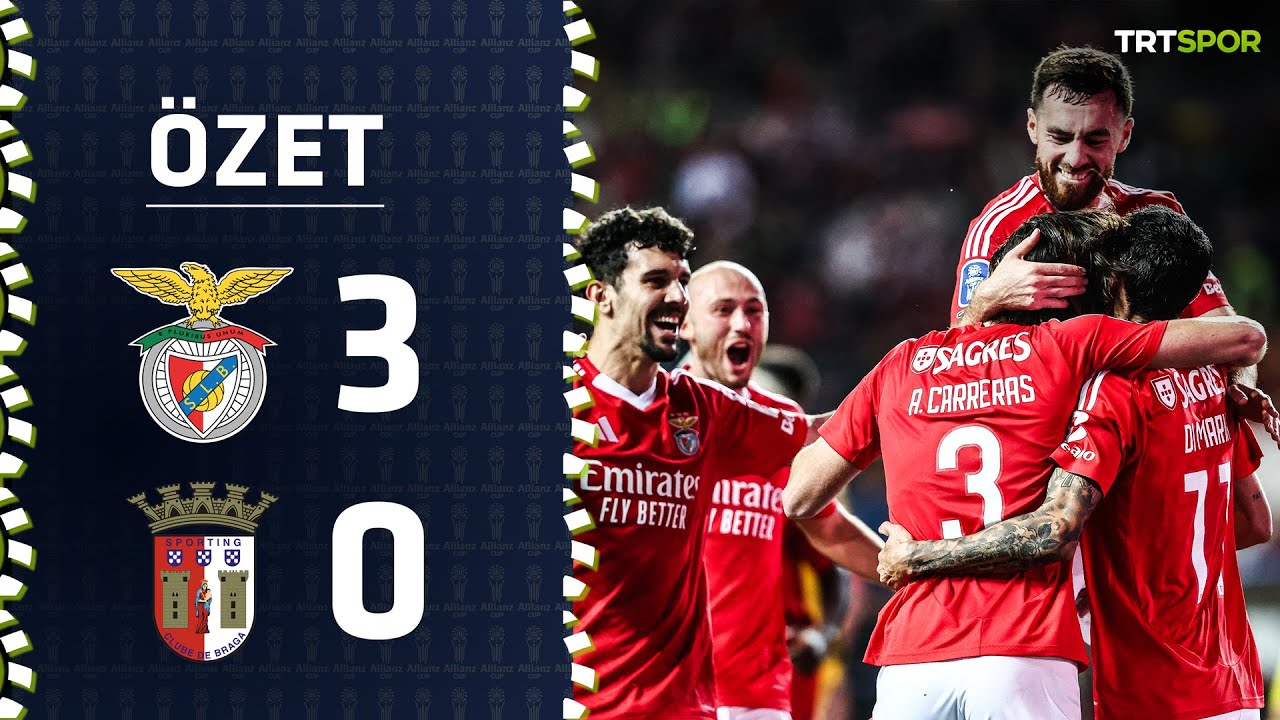 Portekiz Lig Kupası Yarı Final l Benfica - Braga (Özet)