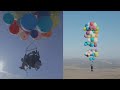 Watch: 100 Helium Balloons Carry Man in Lawn Chair For 15 Miles-Exclusive