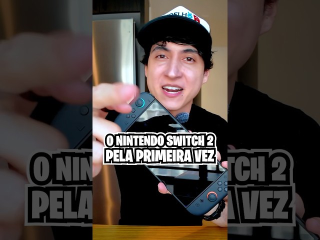 O que acontece quando liga o Nintendo Switch 2 pela primeira vez