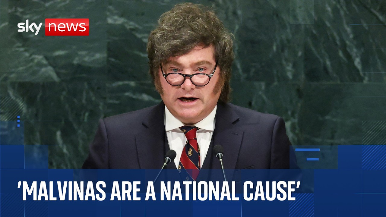 Javier Milei speaks at UN General Assembly