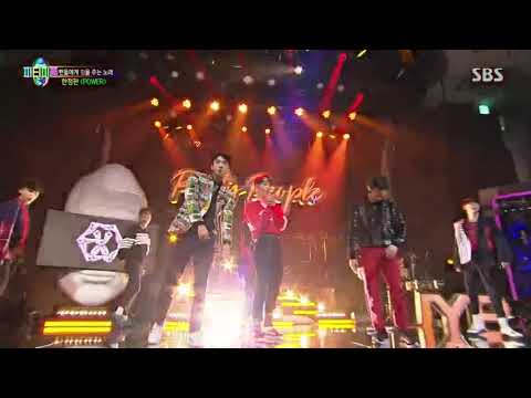 170930 EXO POWER perform at JYP PARTY PEOPLE SBS