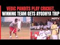 Sanskrit-Speaking Vedic Pandits Take Part In Cricket Competition. Top Prize Is Ayodhya Trip.