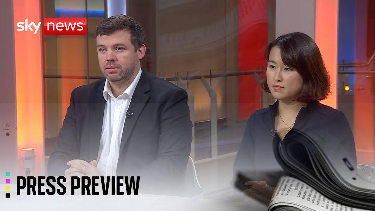 Sky News Press Preview | Liam Thorp and Cindy Yu | Thursday 30 October 2025