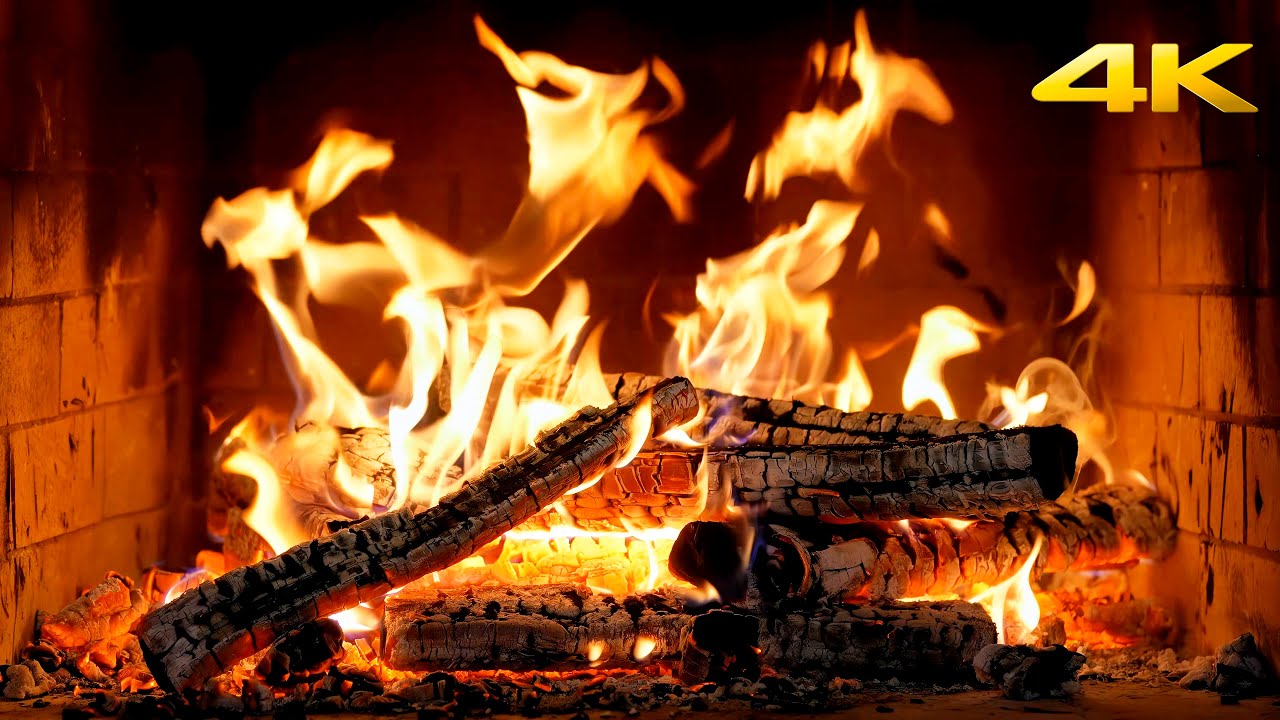 🔥 This Cozy Fireplace Will Become Your Favorite — Flickering Logs and the Sound of Calm for Sleep