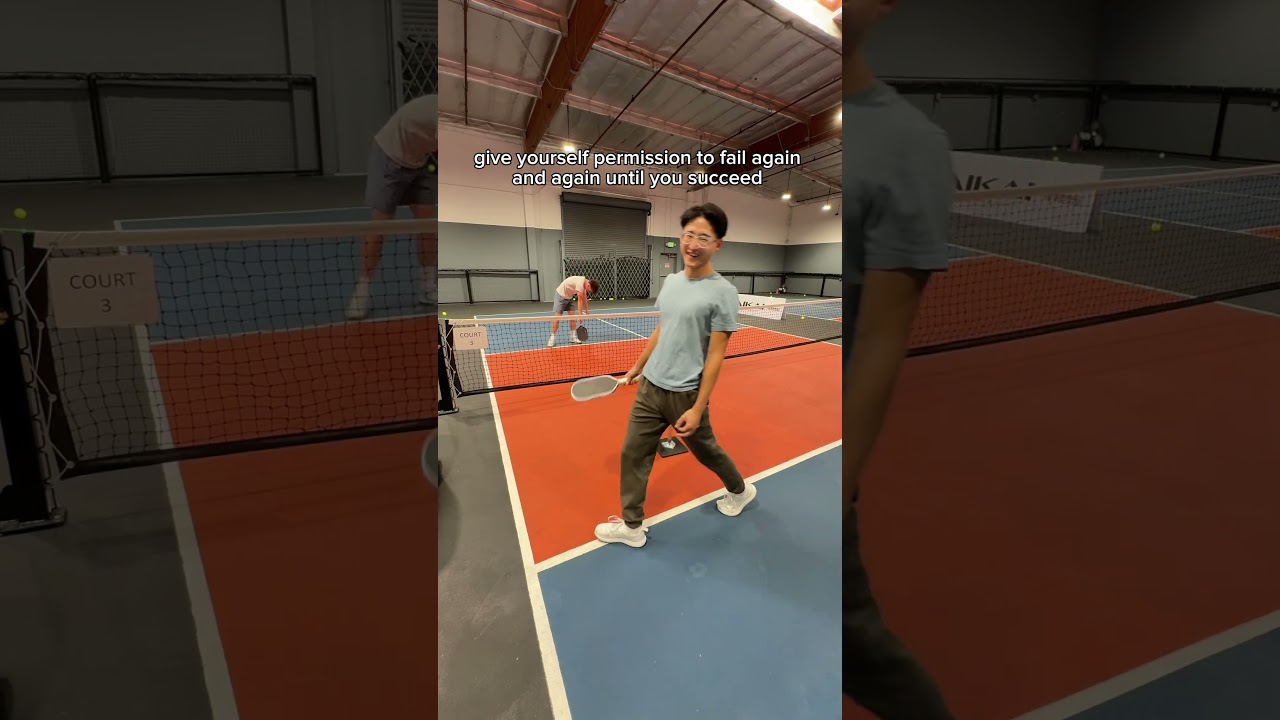 give yourself permission to fail again and again