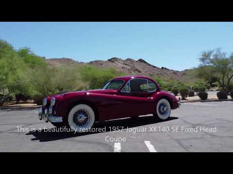 video 1957 Jaguar XK140 SE Fixed Head Coupe