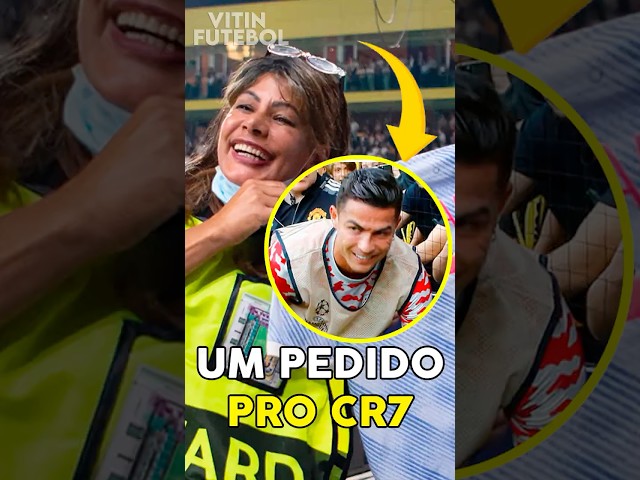SEGURANÇA FEZ UM PEDIDO PRO CRISTIANO RONALDO