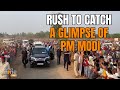 PM Modi In Jharkhands Koderma | Rush To Catch Glimpse of PM Modi | News9