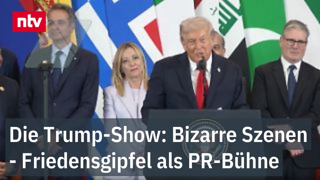 Die Trump-Show: Bizarre Szenen eines historischen Tages - Friedensgipfel als PR-Bühne