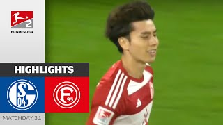 Tanaka Goal Secures Point! | Schalke 04 — Fortuna Düsseldorf 1-1 | Highlights | Matchday 31 — BULI 2