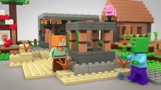 LEGO MINECRAFT Деревня 1600 деталей (21128)