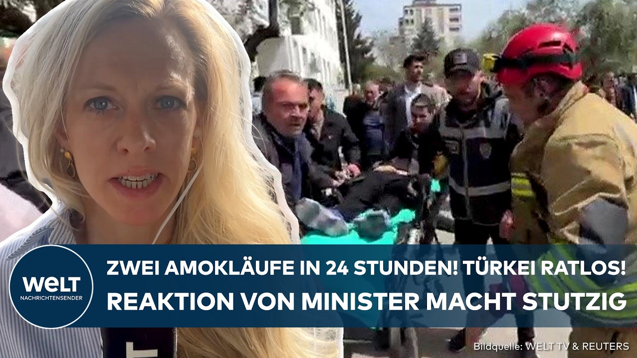 BLUTTAT IN DER TÜRKEI: Zwei Amokläufe in 24 Stunden! Reaktion von Justizminister macht stutzig