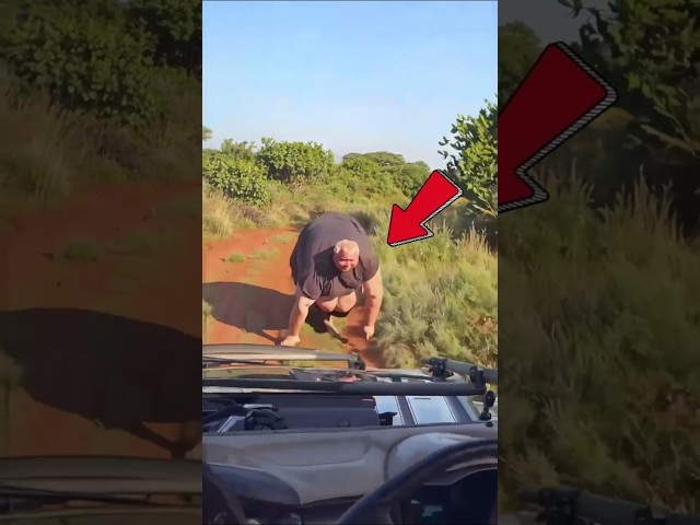 RENNEN! Als je deze man in het bos tegenkomt 😱