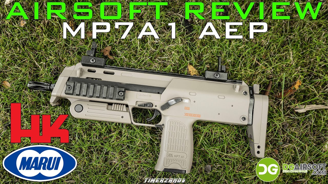 Airsoft Review #323 Tokyo Marui MP7A1 AEP (Automatic Electric Pistol) (DG Airsoft) [FR]