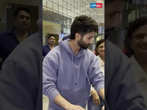 Shahid Kapoors Dashing Entry at the Airport  46 thousand views  play Short
