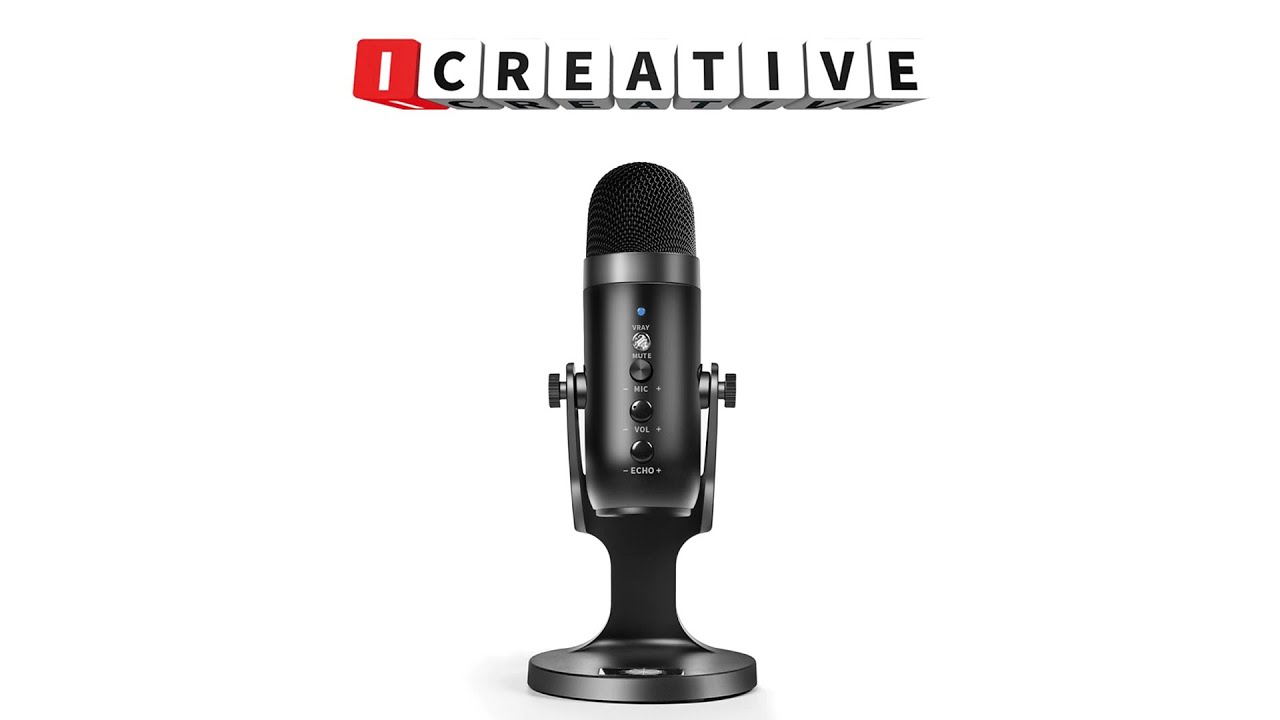 Pratinjau video produk ICREATIVE Mikrofon Kondenser USB Condenser Microphone with Stand - JD-900