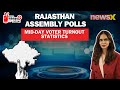 #WhosWinning2024 | The Rajasthan Semi-Final | Mid-Day Voter Turnout Statistics | NewsX