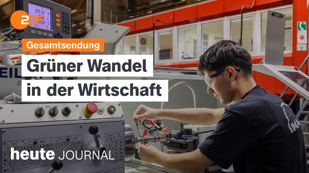 heute journal vom 02.11.2025: Ökologische Wende, Buch "Zerstörungslust", Russische Sprache in Odessa
