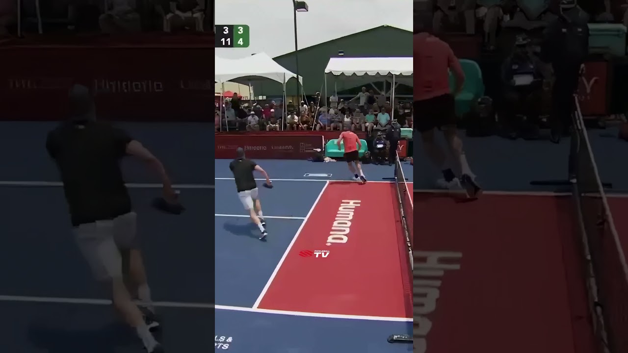 Crafty shot 🤫 #pickleball #pickleballislife #pickleballhighlights