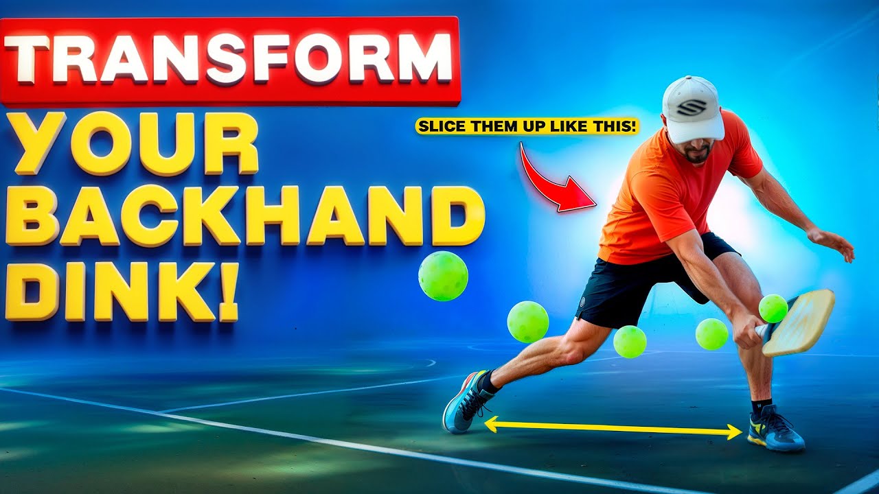Pickleball Lessons to Perfect Your Backhand Slice Dink