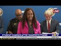 LIVE: Police charge student with threats of mass violence - wbaltv.com  - 47:22 min - News - Video