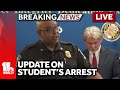 LIVE: Police charge student with threats of mass violence - wbaltv.com
