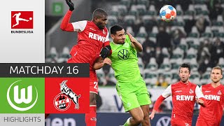VfL Wolfsburg — 1. FC Köln 2-3 | Highlights | Matchday 16 – Bundesliga 2021/22
