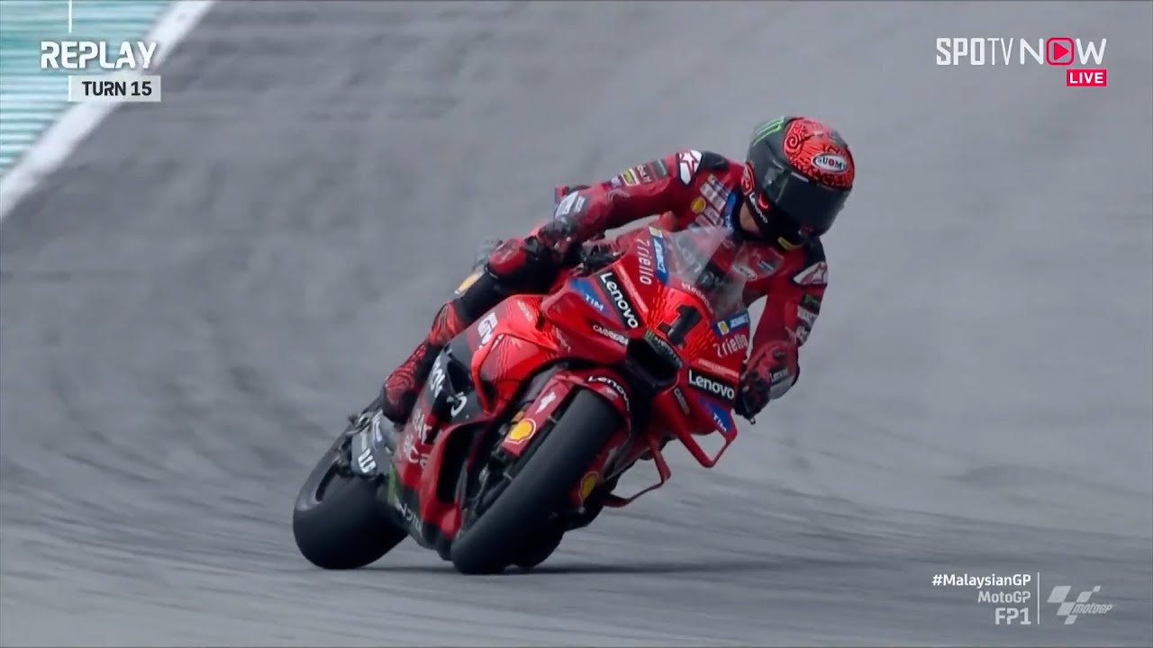 Pecco Serius Sebagai Penantang Gelar Juara di Sesi Bebas Latihan | Free Practice 1 [MotoGP Malaysia]