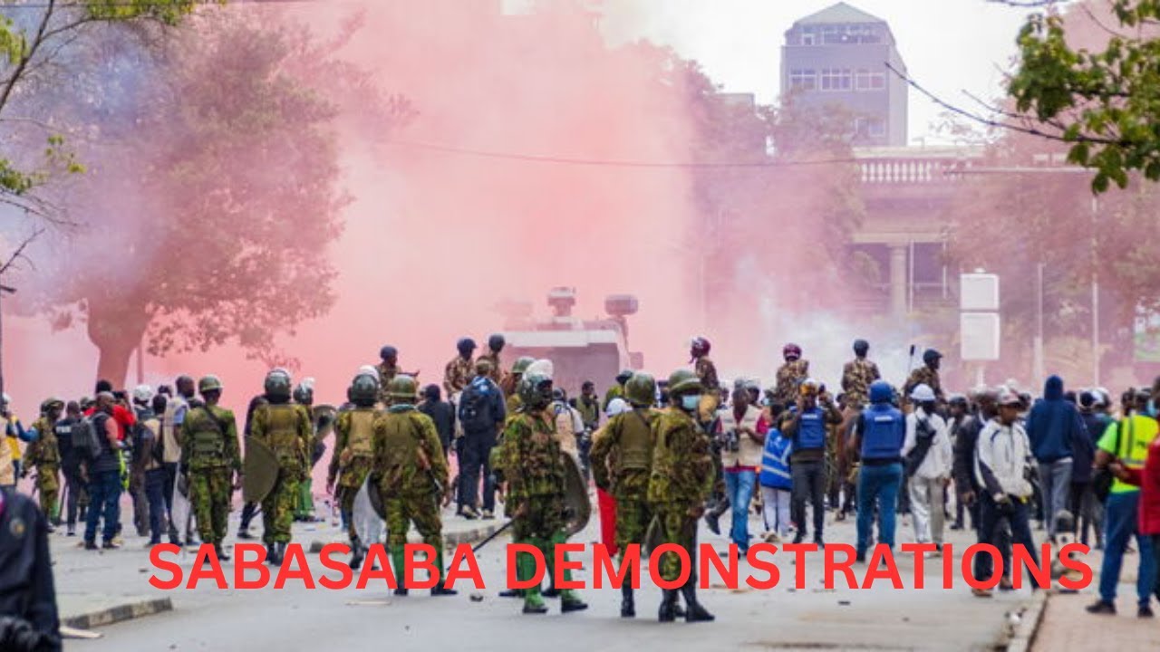 LIVE; HAPPENING NOW! SABASABA DEMONSTRATIONS KICKS OFF IN NAIROBI!