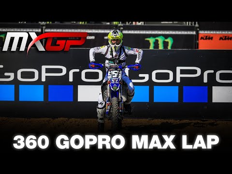 360 GoPro MAX Lap with Maxime Renaux - MXGP of Emilia Romagna 2020 #motocross