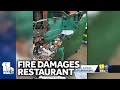 Dumpster fire damages trendy Federal Hill restaurant