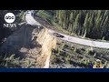 Catastrophic landslide takes out highway in Wyoming severing vital commuter link
