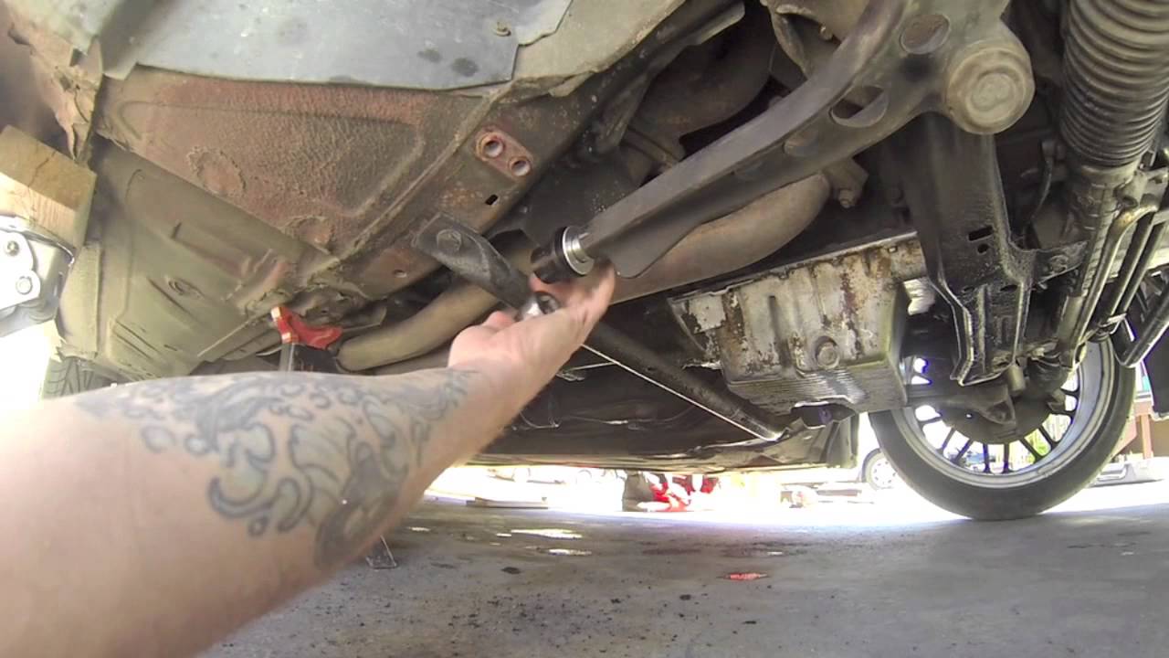 Youtube bmw control arm bushing replacement #7