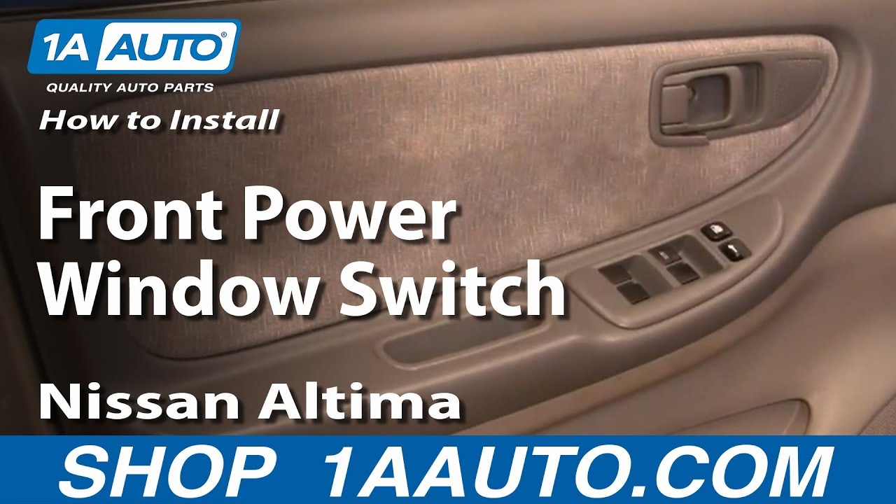 Replace power window switch nissan altima #6