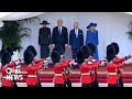 WATCH: UK marks Trump state visit with military flyover and military music performance