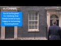 Euronews - David Cameron's parting sing-song