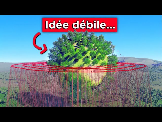 J'ai construit un Grand Huit où t'as la tête à l'envers pendant 1h..