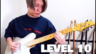 10 Levels Of Guitar Playing (by Ichika)