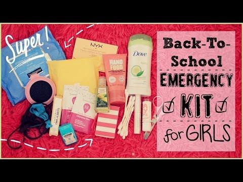 kit 10 01 back to school emergency kit for girls