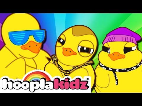 Six Little Ducks That I Once Knew | Nursery Rhyme | HooplaKidz