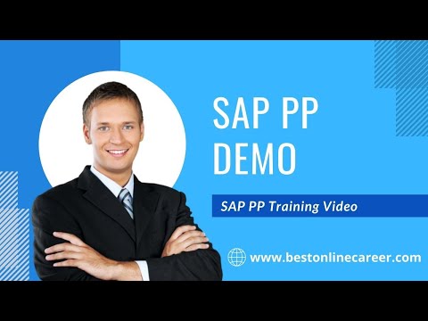 SAP PP Module Training | SAP Production Planning | SAP PP 