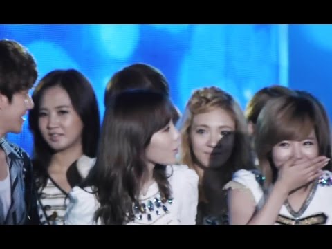 SNSD finds out if Baekhyun likes Taeyeon 120825