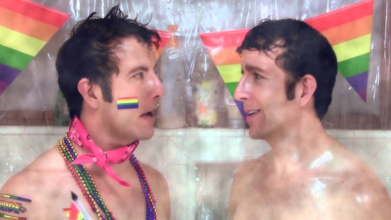 gay Men showering