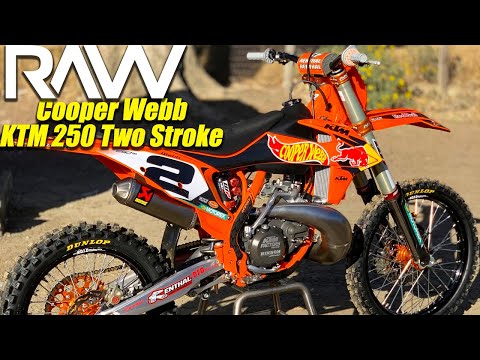 Motocross Action tests Cooper Webbs KTM 250 Two Stroke RAW