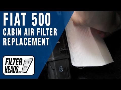 FIAT 500 - (2012+) - Cabin Air Filter Replacement