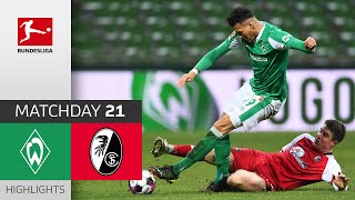SV Werder Bremen — SC Freiburg | Highlights | Matchday 21 – Bundesliga 2020/21